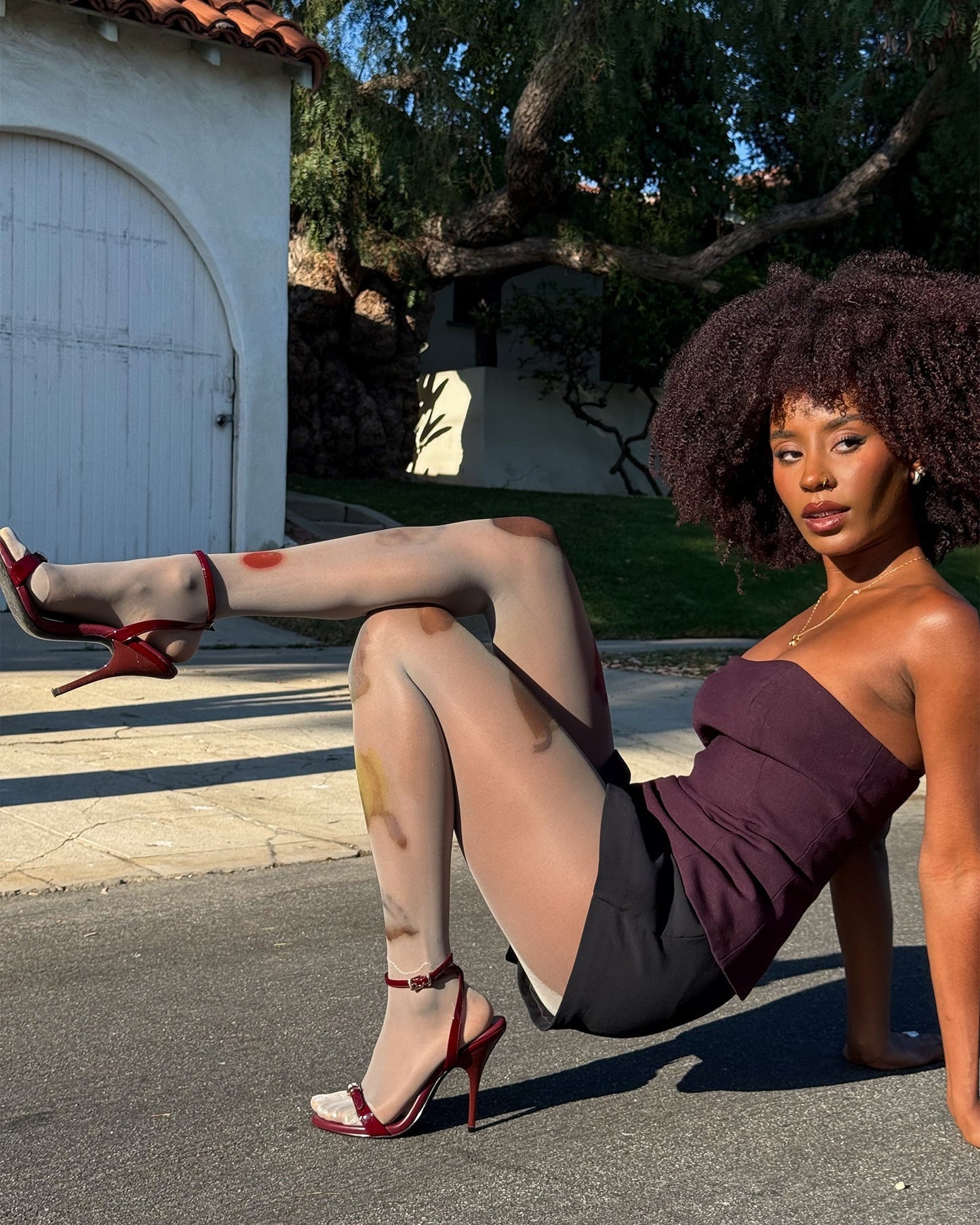 FOXX BURGUNDY PATENT
