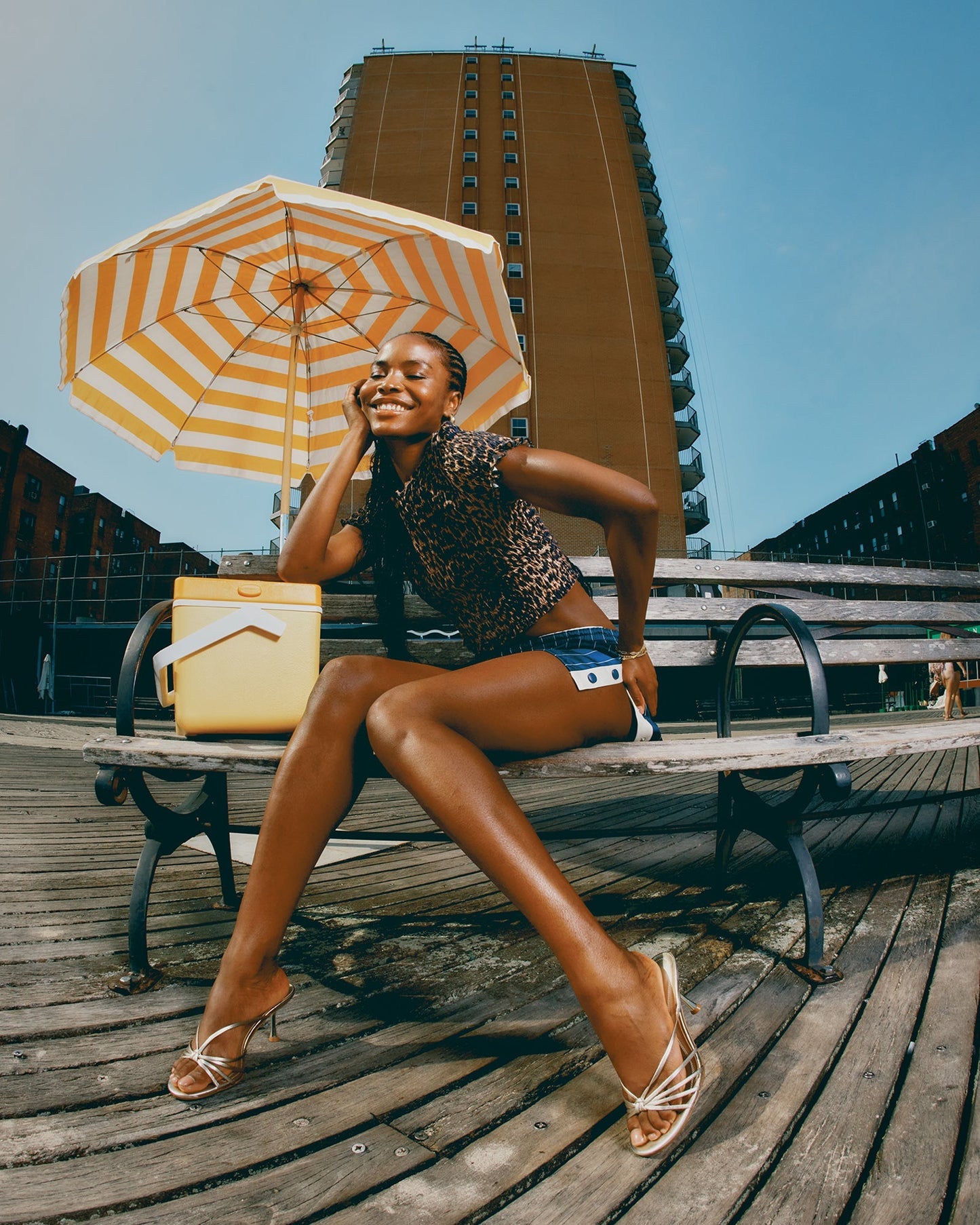 EDNA CHAMPAGNE LEATHER