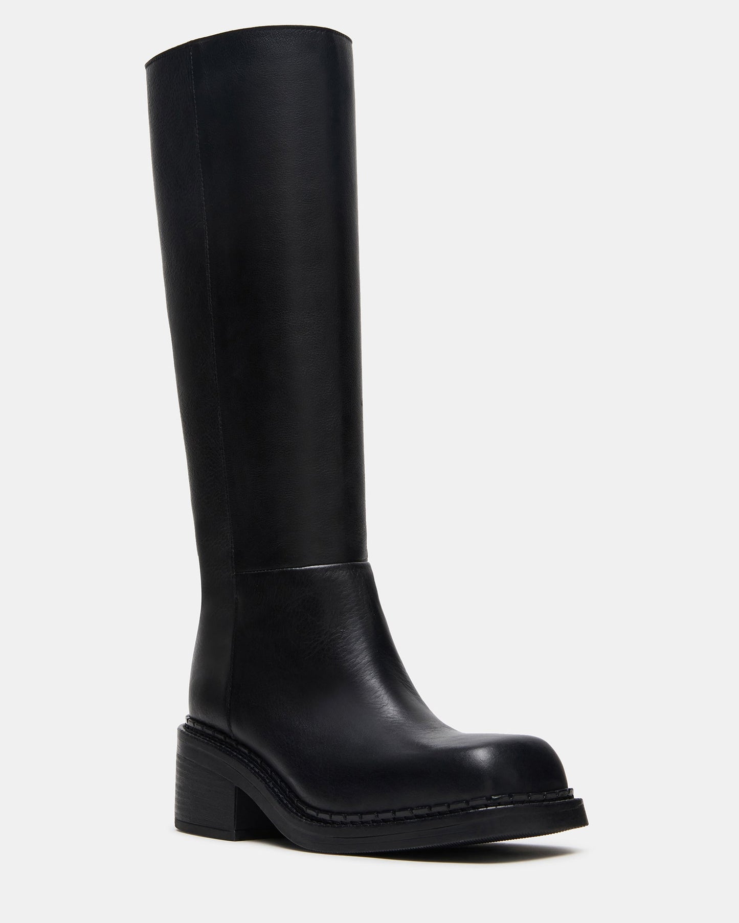 DAVOS BLACK LEATHER