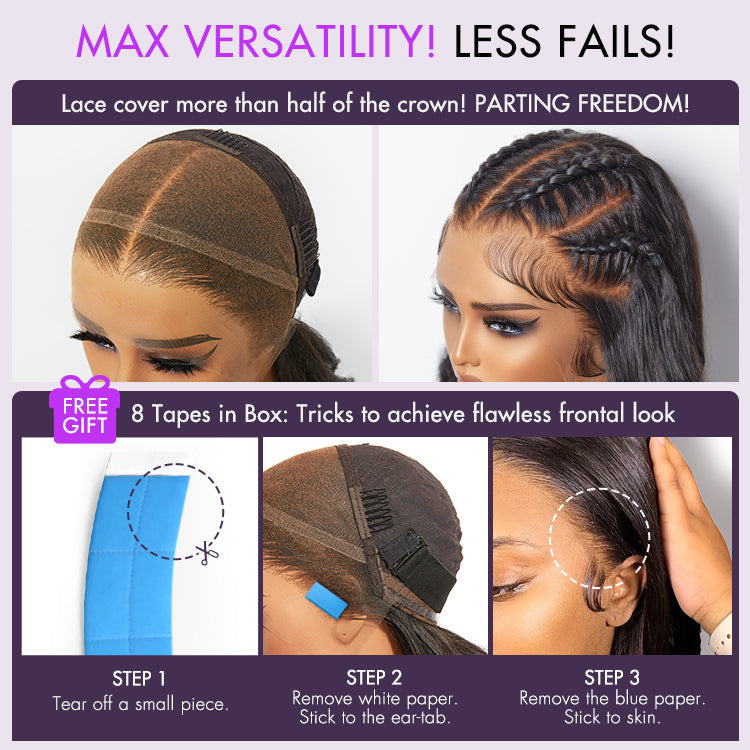 PreMax 2.0 Wigs - Nature Max Loose Body Wave Ear-to-ear Glueless 13x6 Frontal HD Lace C Part Wig