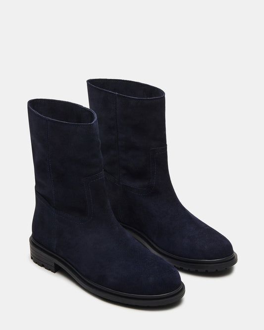 BATES NAVY SUEDE