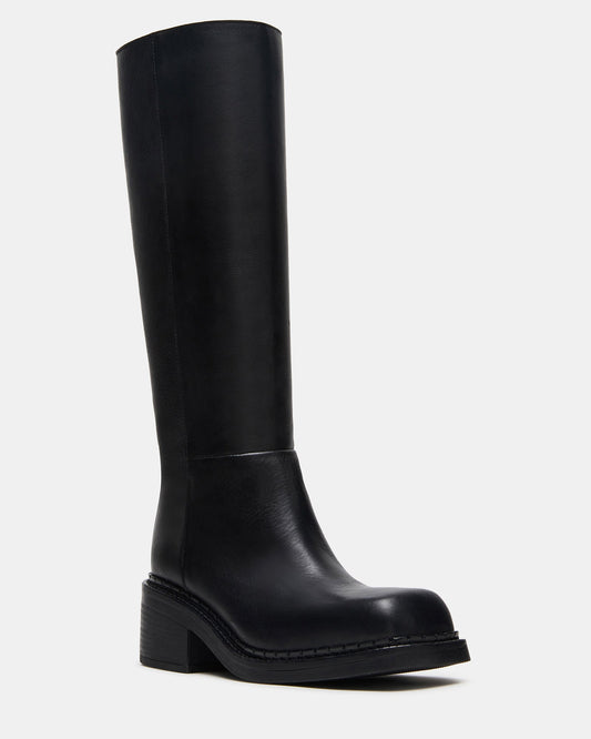 DAVOS BLACK LEATHER