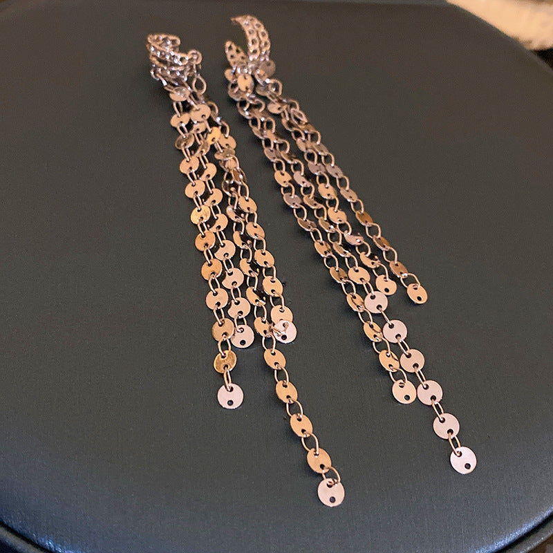 High-end New Rhinestone Zircon Ear Clip Three-piece Set